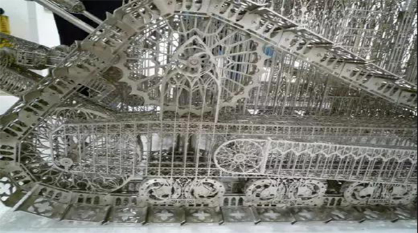 工程機械創意玩法|激光切割機也很“潮”